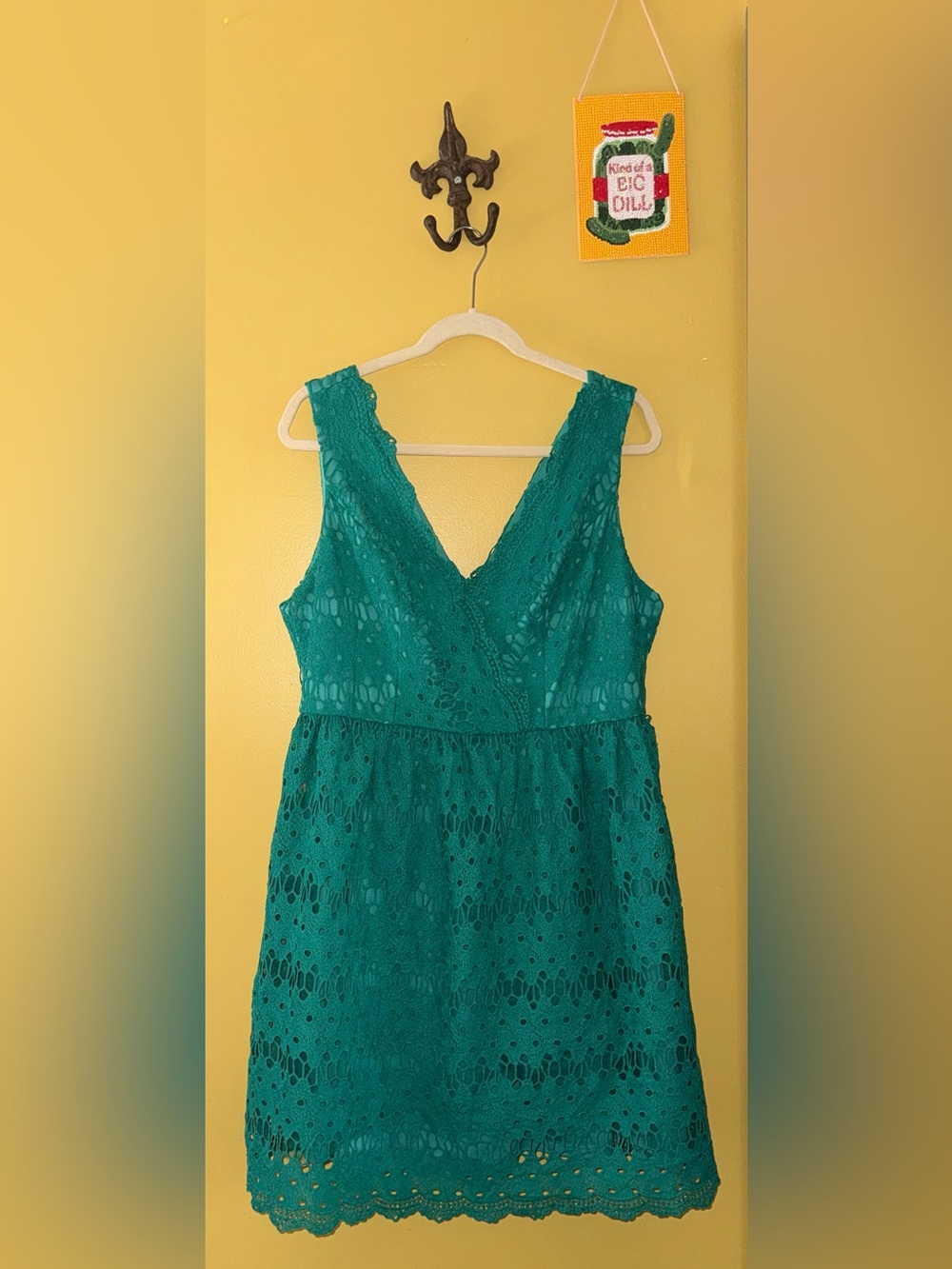 Liza Luxe V-Neck Dress